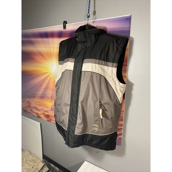 Boardsports Snowboarding Vest Women’s Large Full Zip gray/black lined‎ sherpa - Picture 1 of 7